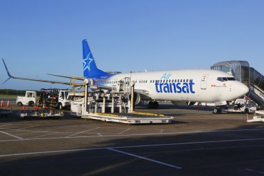 Arası air Transat Havayolları Boeing 737 Punta Cana Uluslararası Havalimanı