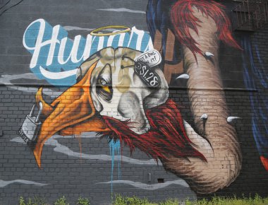 Astoria Queens bölümünde duvar sanat