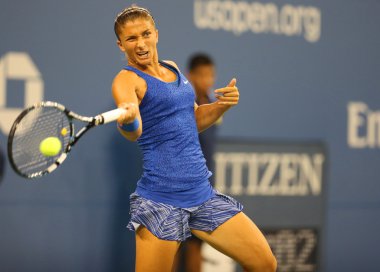 Profesyonel tenisçi Sara Errani, ABD Açık 2014 4. tur maçında Caroline Wozniacki 'ye karşı