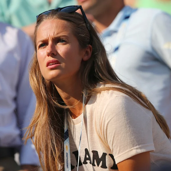 Andy Murray's girlfriend Kim Sears at US Open 2014 at Billie Jean King National Tennis Center — Stock Photo, Image