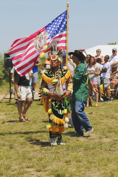 The Grand Entry at the NYC Pow Wow — Stock Photo, Image