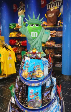M&M candy store located at Terminal 7 in JFK Airport