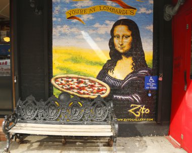 Duvar sanat Manhattan küçük İtalya