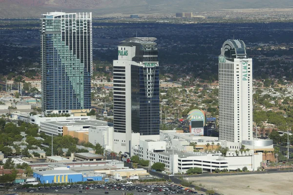 Вид с воздуха на The Palms Casino Hotel в Лас-Вегасе — стоковое фото
