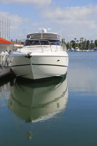 Privé boten in Glorietta Bay Marina in San Diego — Stockfoto