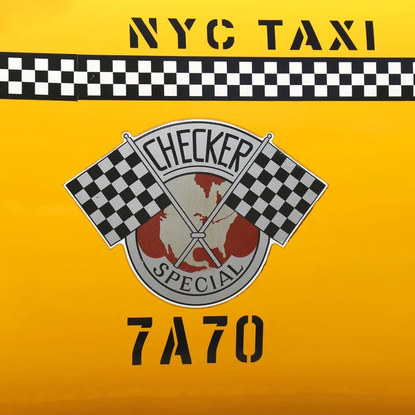 Checker Taxi Cab prodotto dalla Checker Motors Corporation di New York — Foto Stock