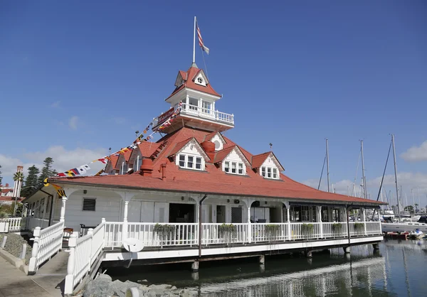 The historic former Hotel Del Coronado boathouse on Coronado Island — Stock Photo, Image