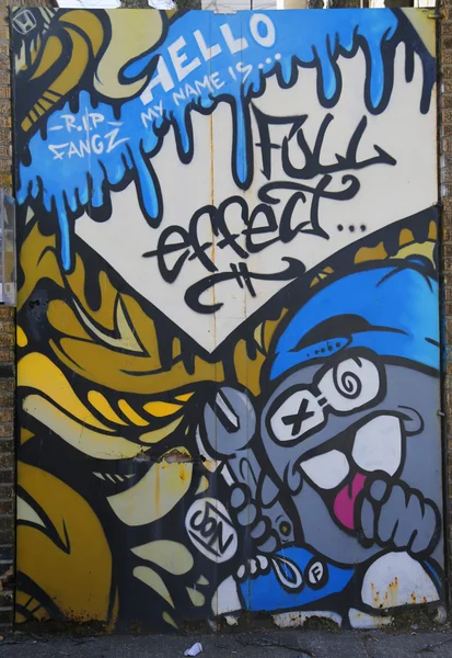 Arte mural en Coney Island en Brooklyn — Foto de Stock