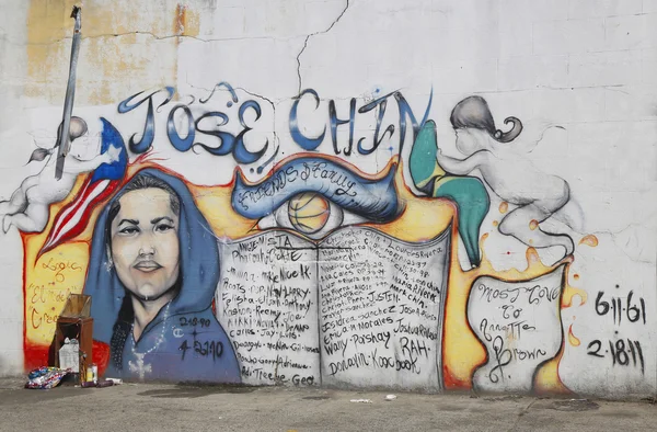 Brooklyn'de Coney Adası'nda duvar sanat — Stok fotoğraf