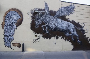 Doğu williamsburg Brooklyn Sanat duvar