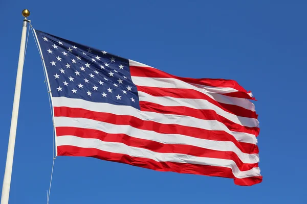 Americká vlajka Stock Fotografie