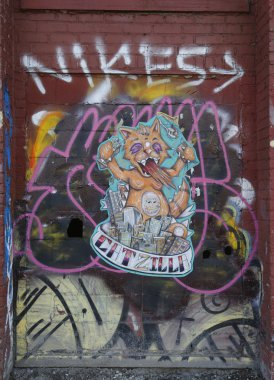 Doğu williamsburg Brooklyn Sanat duvar