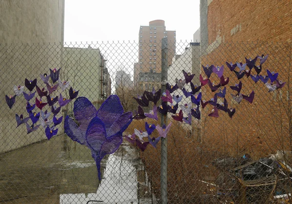 Street art at East Harlem in New York — Stock Photo, Image