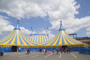 Cirque du soleil sirk çadırı citi alan new York