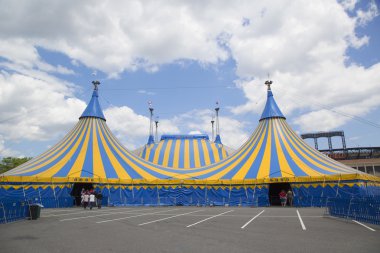 Cirque du soleil sirk çadırı citi alan new York