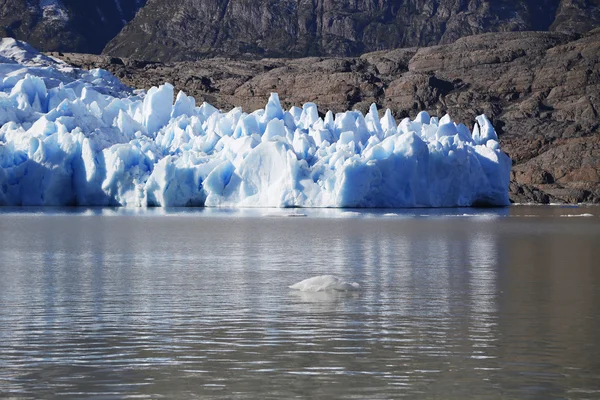 Gray glacier, Torres del Paine National Park, Patagonia, Chile — Stock Photo, Image