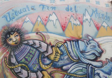 Ushuaia, Arjantin için duvar sanat