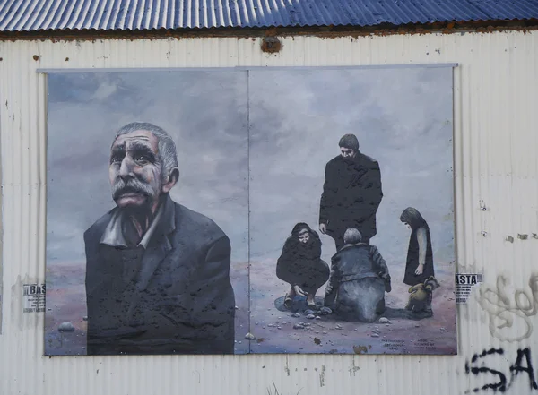 Arte murale a Ushuaia, Argentina — Foto Stock
