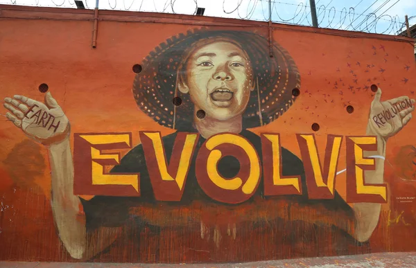 Arte mural en East Williamsburg en Brooklyn — Foto de Stock