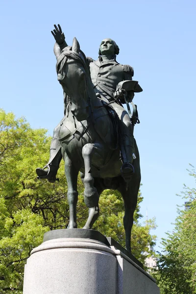 Statua equestre del Generale George Washington a Union Square a Manhattan — Foto Stock