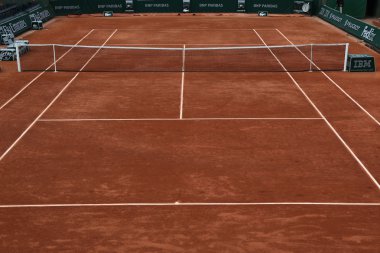 Kil mahkeme Le Stade Roland Garros Paris, Fransa, Roland Garros 2015 için hazır