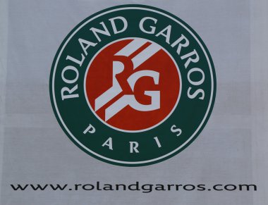 Roland Garros logo Le Stade Roland Garros Paris, Fransa