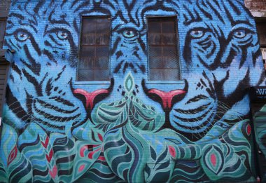 Doğu williamsburg Brooklyn Sanat duvar