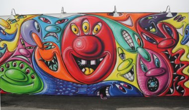 yeni sokak sanatı cazibe coney sanat duvarlar duvar sanat