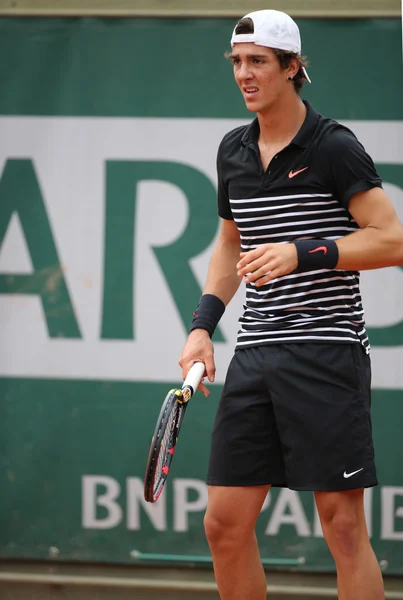 Professional tennis player Thanasi Kokkinakis of Australia during second round match at Roland Garros — Stockfoto