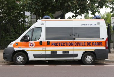 Protection Civile de Paris van in Paris