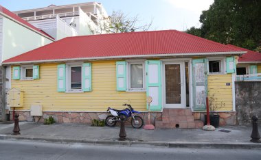 eski geleneksel evde gustavia, st barts