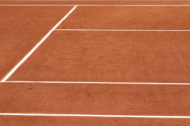 Kırmızı kil Tenis Kortu