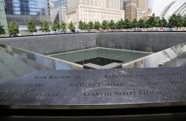 National September 11 Memorial at Ground Zero in Lower Manhattan