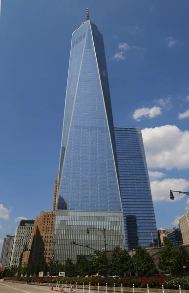Torre da liberdade na baixa de Manhattan . — Fotografia de Stock