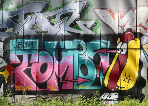 Graffiti art in Greenpoint, Brooklyn — Stock Photo, Image