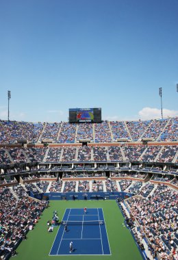 Arthur Ashe stadyum maç bize açık 2014 Billie Jean King Ulusal Tenis merkezi sırasında