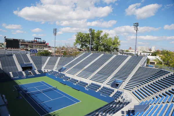 Grandstand Stadium at the Billie Jean King National Tennis Center during US Open 2014 — Stok fotoğraf