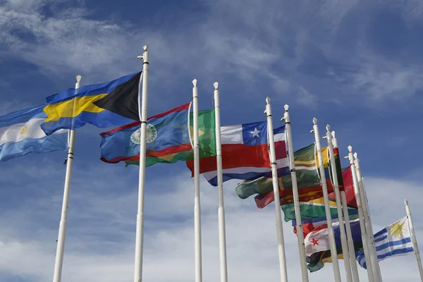 Vlajky celého světa — Stock fotografie