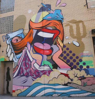 Mural art in Lower Manhattan