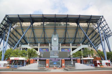 Newly Improved Arthur Ashe Stadium at the Billie Jean King National Tennis Center clipart