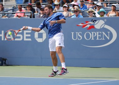 Eylem bize açık 2015 onun maç sırasında iki kez Grand Slam şampiyonu Stanislas Wawrinka, İsviçre