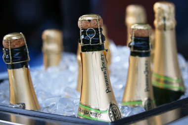 Ulusal Tenis Merkezi bize açık 2015 sırasında sunulan Perrier Jouet şampanya