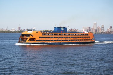 Staten Adası feribot new york limanında