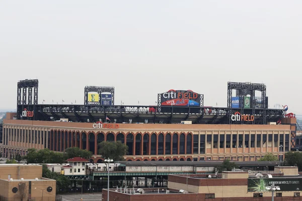 A Citi field, otthon, a major league baseball csapat a new york mets, a kipirulás, ny — Stock Fotó