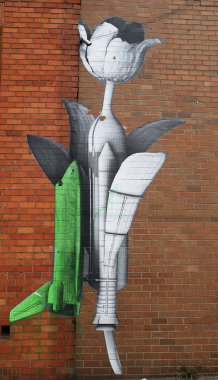 Street art at East Williamsburg in Brooklyn