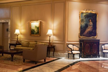 CANCUN, MEXICO - 5 Temmuz 2021: Ritz-Carlton, Cancun (şimdiki adıyla Kempinski Hotel Cancun)