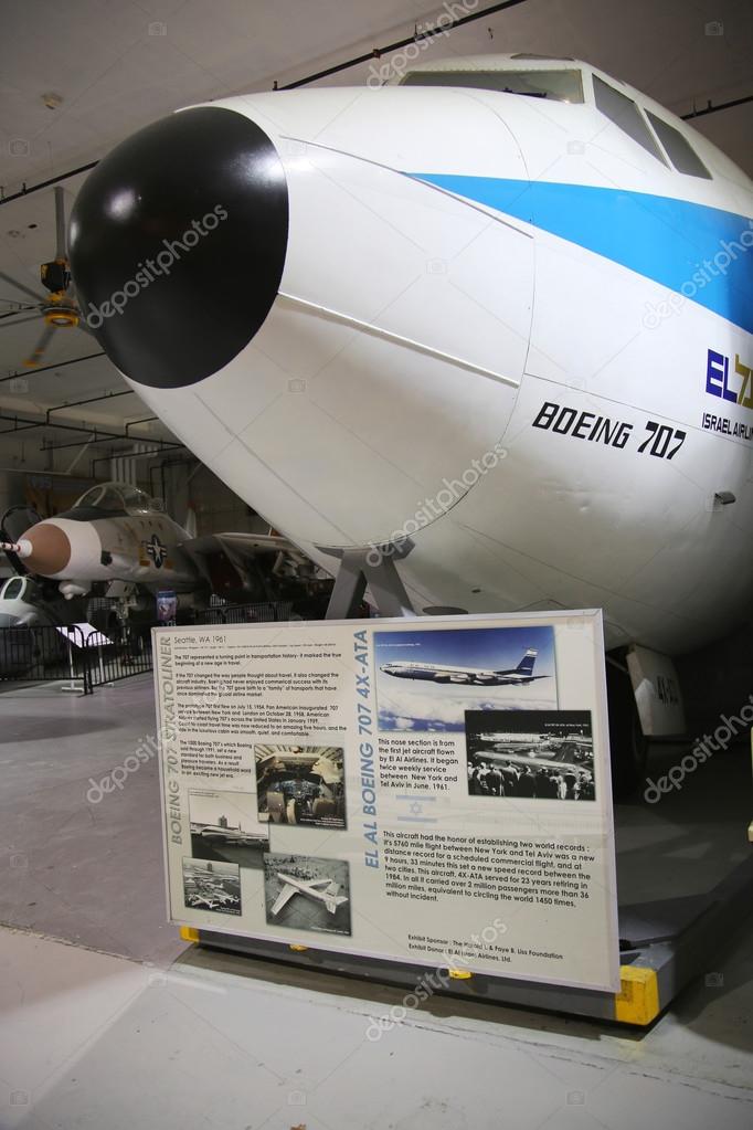 El Al Boeing 707 On Display Stock Editorial Photo C Zhukovsky