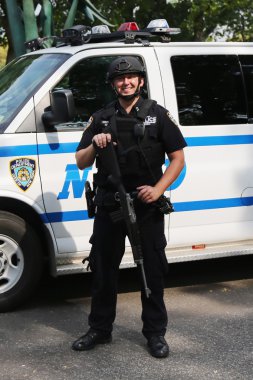 New York polisi counter terörizm memur güvenlik sağlama