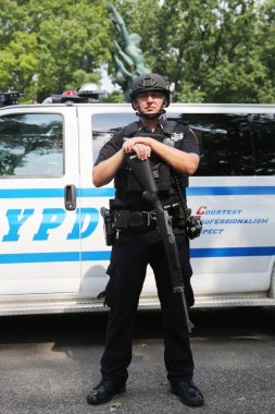 New York polisi counter terörizm memur güvenlik sağlama