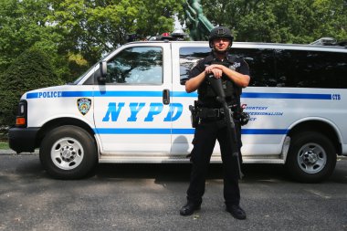 New York polisi counter terörizm memur güvenlik sağlama